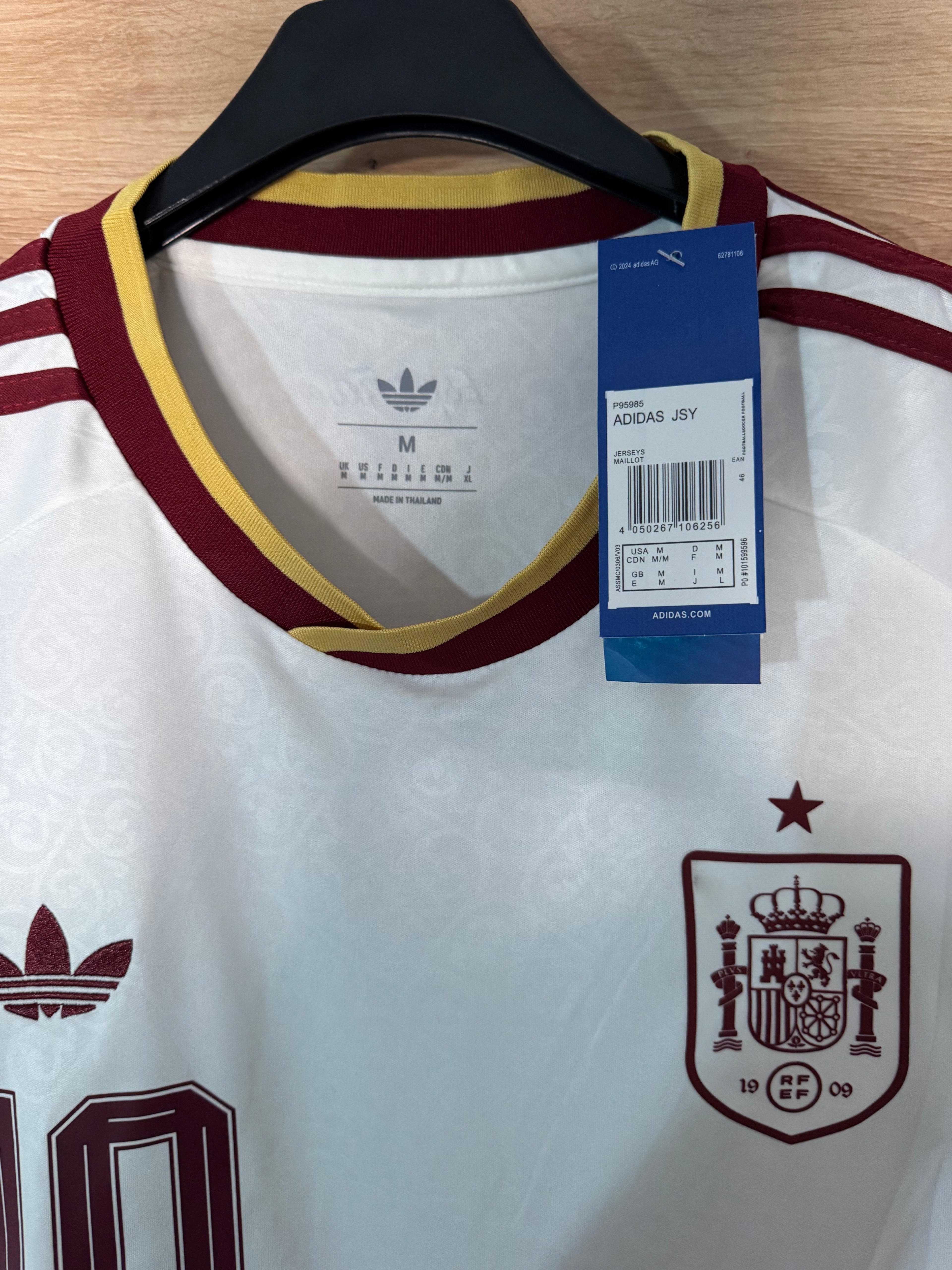 Camiseta selección española 2026 blanca